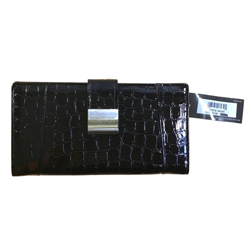 Kenneth Cole Reaction Black Wallet NIB